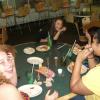 Ladies enjoying lunch.