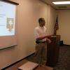 Marshall University student Charles Meyers talked to the students about the importance of understanding math and science.