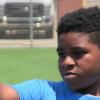 Noah Ziegler leads the group during Day 2 of the 2017 B4 youth program June 3 at Marshall Recreation Center.